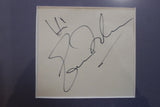 Eddie Fisher Vintage Signed Autograph Display Cut Signature Framed With Photo
