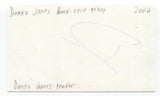 Danko Jones Signed 3x5 Index Card Autographed Signature Band