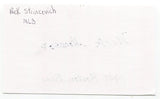 Nick Strincevich Signed 3x5 Index Card Autographed Baseball 1940 Boston Bees