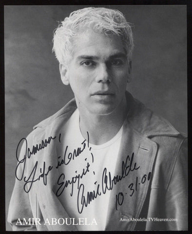Amir Aboulela Signed 7x9 Photo Autographed Photograph Charmed
