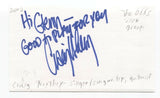 The Odds - Craig Northey Signed 3x5 Index Card Autographed Signature