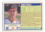 1991 Score John Farrell Signed Card Baseball Autographed #50