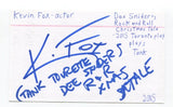 Kevin Fox Signed 3x5 Index Card Autographed Actor Stormtrooper The Mandalorian