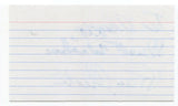 Raymond Chester Signed 3x5 Index Card Autographed Signature Football Raiders