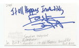 Jai Dixit Signed 3x5 Index Card Autographed Signature Director