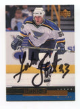 1999 Upper Deck Lubos Bartecko Signed Card Hockey Autograph AUTO #115