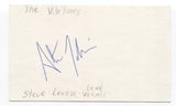 The Viletones - Steven Leckie Signed 3x5 Index Card Autographed Signature Band