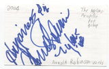 The Nylons - Arnold Robinson Signed 3x5 Index Card Autographed Signature