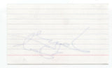 Perkins - Jerome Boisvert Signed 3x5 Index Card Autographed Signature Band