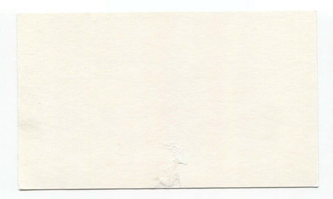 Spider Jones Signed 3x5 Index Card Autographed Boxing Signature