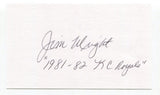 Jim Wright Signed 3x5 Index Card Autographed Baseball MLB Kansas City Royals