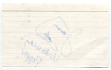 Joseph Sevillo Signed 3x5 Index Card Autograph Actress Mamma Mia Prison Dancer