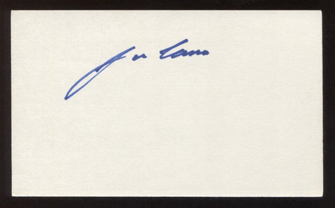 Jose Canseco Signed 3x5 Index Card Vintage Autographed Baseball Signature