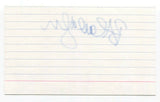 Bev Callaghan Signed 3x5 Index Card Autographed Canadian Chef Cooking Host