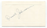 Darrell Johnson Signed Card Autographed Baseball MLB Roger Harris Collection