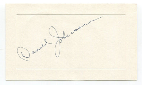 Darrell Johnson Signed Card Autographed Baseball MLB Roger Harris Collection