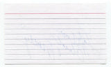 Kate Morgan Chadwick Signed 3x5 Index Card Autograph Signature Actress Whatever