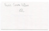 Jerry Helluin Signed 3x5 Index Card Autographed NFL Football Green Bay Packers