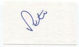 Elbow - Pete Turner Signed 3x5 Index Card Autographed Signature Band