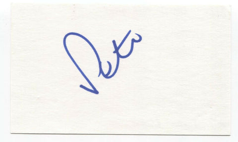 Elbow - Pete Turner Signed 3x5 Index Card Autographed Signature Band