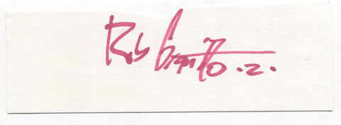 Rob Granito Signed ~ 2x5 cut Index Card Autographed Signature Comic Artist