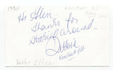 Knockout Pill - Debbie Zillico Signed 3x5 Index Card Autographed Signature Band