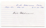 Dick Bokelmann Signed 3x5 Index Card Autographed Baseball St. Louis Cardinals