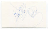John Gallagher Signed 3x5 Index Card Autographed Canadian Sports Journalist
