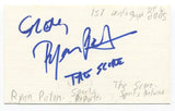 Ryan Paton Signed 3x5 Index Card Autographed Signature Sports Reporter