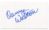 Danny Walton Signed 3x5 Index Card Autograph Baseball MLB Houston Astros