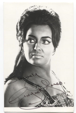 Gwyneth Jones Signed Photo Autographed Signature Soprano