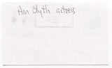 Ann Blyth Signed 3x5 Index Card Autographed Actress Twilight Zone