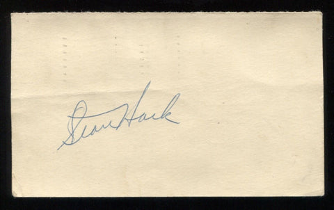 Stan Hack Signed GPC Vintage Autographed Government Post Card 