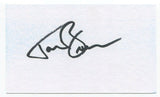 Tom Brennan Signed 3x5 Index Card Autographed Signature Baseball