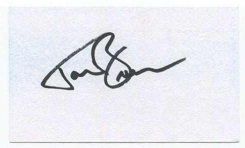 Tom Brennan Signed 3x5 Index Card Autographed Signature Baseball