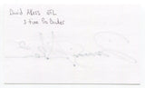 David Akers Signed 3x5 Index Card Autographed Football NFL Philadelphia Eagles