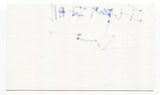 Eves Plum - Theo Mack Signed 3x5 Index Card Autographed Signature