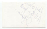 Sturla Gunnarsson Signed 3x5 Index Card Autographed Signature Film Director