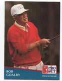 1991 Pro Set PGA Tour Golf Bob Goalby Signed Card Autographed #241