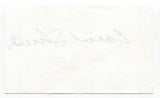 Carol Shields Signed 3x5 Index Card Autographed Signature Author