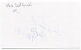 Steve Bartkowski Signed 3x5 Index Card Autographed Signature Atlanta Falcons NFL