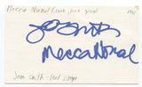 Mecca Normal - Jean Smith Signed 3x5 Index Card Autographed Signature