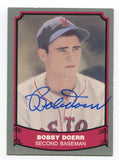 1988 Pacific Baseball Legends Bobby Doerr Signed Baseball Card Autographed #73