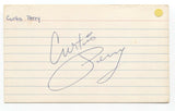 Curtis Perry Signed 3x5 Index Card Autographed Signature Basketball ABA NBA