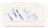 Gia Solari Signed 3x5 Index Card Autographed Actress Director Evita