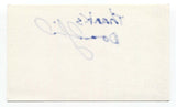 David Sanchez Signed 3x5 Index Card Autographed Signature Jazz Saxophonist