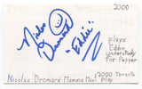 Nicolas Dromard Signed 3x5 Index Card Autographed Actor Wicked Mary Poppins