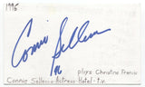 Connie Sellecca Signed 3x5 Index Card Autograph Signature Actress