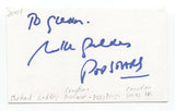 Michael Geddes Signed 3x5 Index Card Autographed Signature Producer