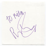 Phil Vickery Signed Album Page Autographed Signature "To Mike" Chef